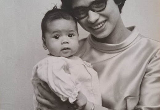 Mama en oudste dochter Nicole