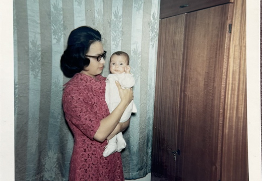 Mama en jongste dochter Nancy